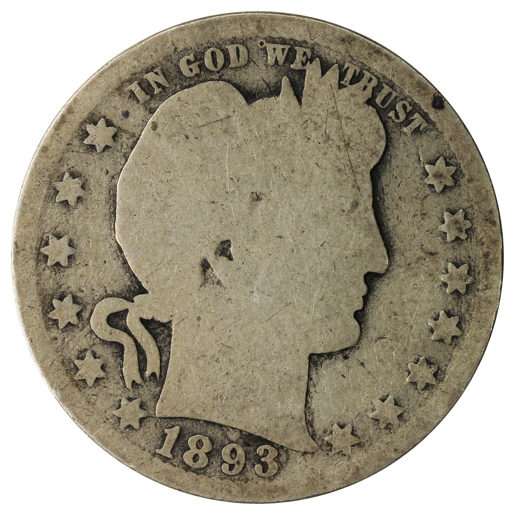 1893 USA Quarter About Good (AG3)