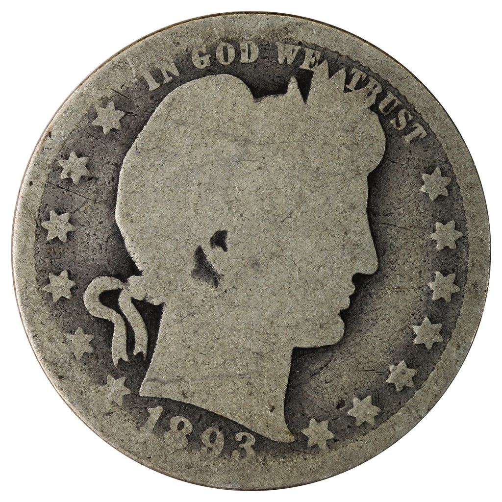 1893 O USA Quarter About Good (AG3)