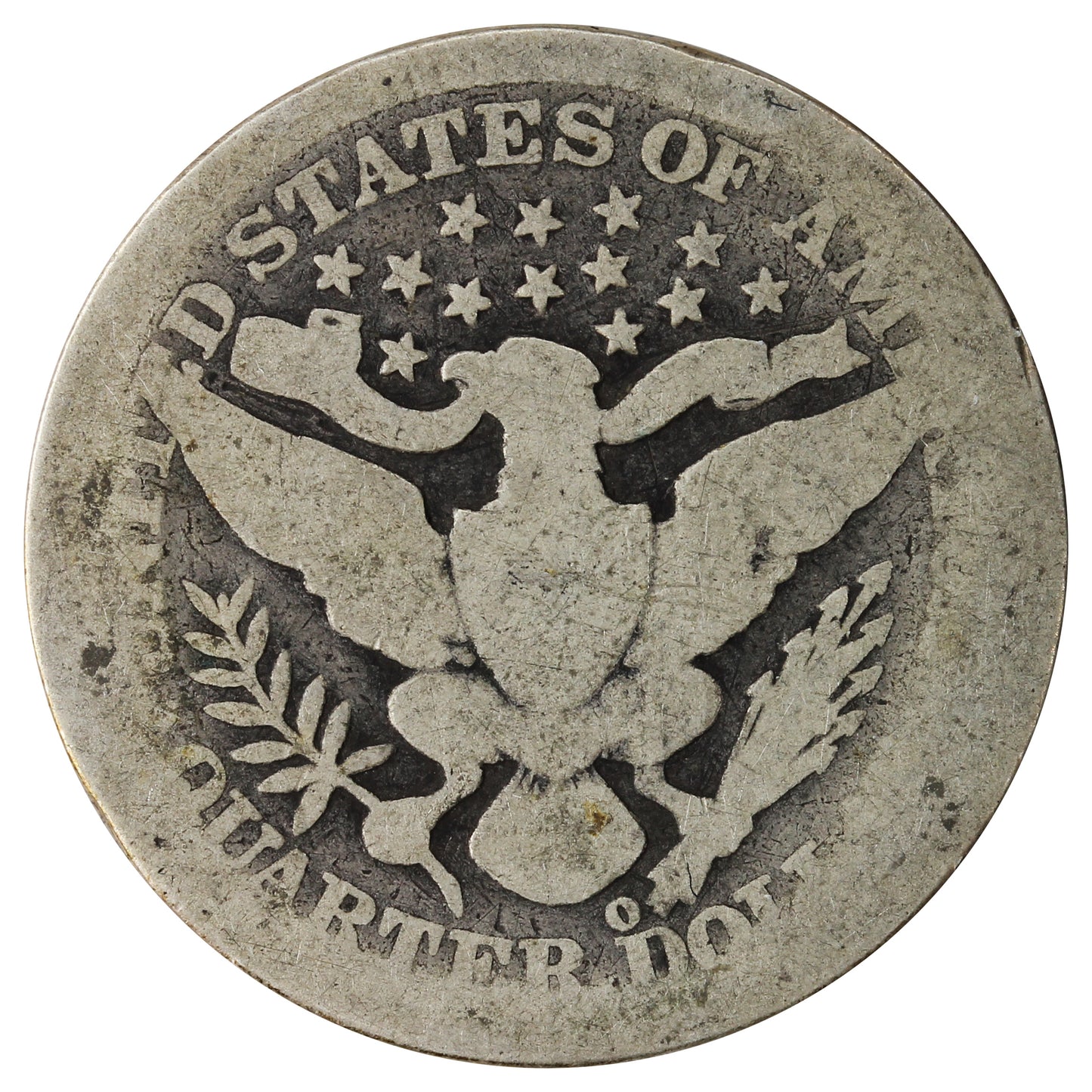 1893 O USA Quarter About Good (AG3)