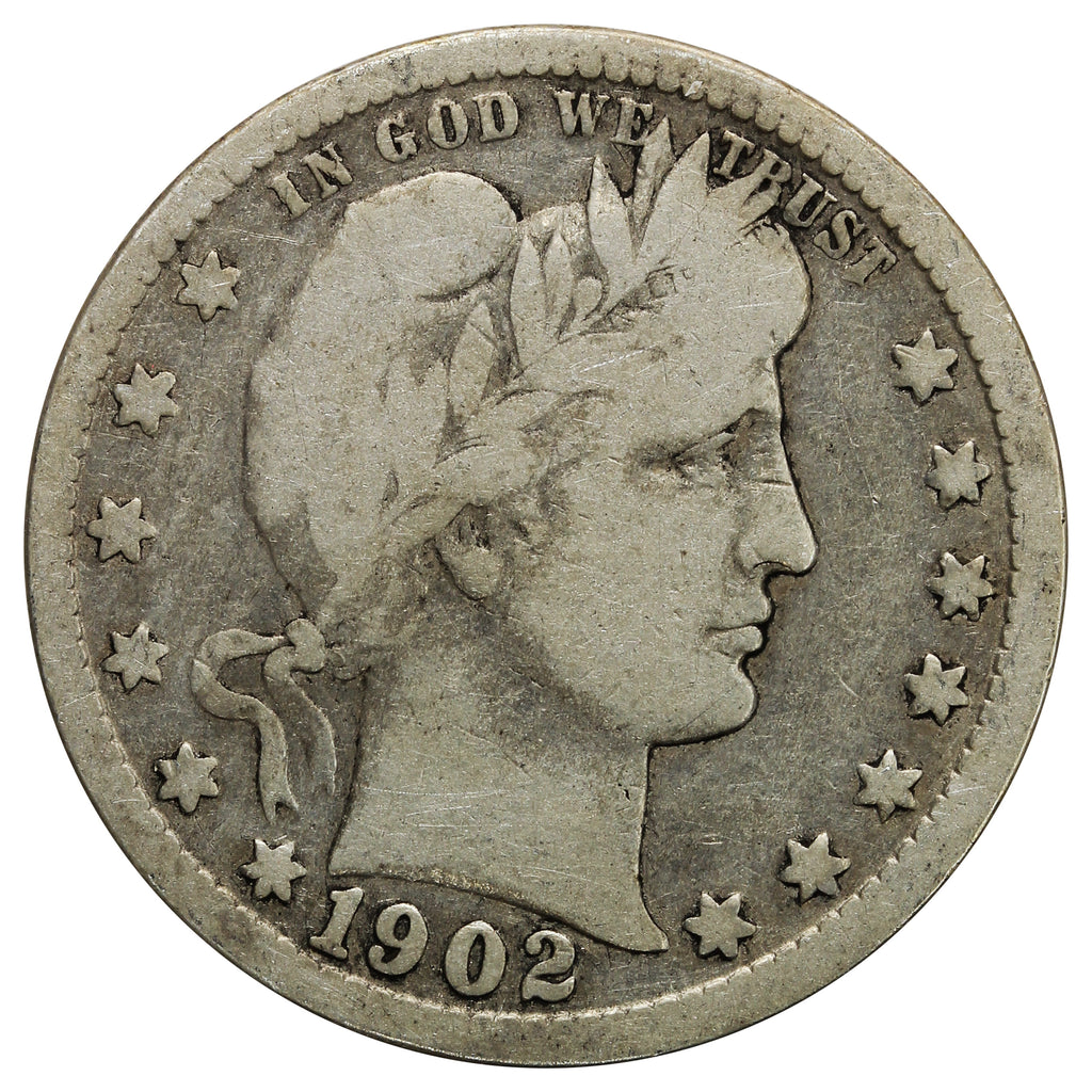 1902 USA Quarter Very Good (VG8)