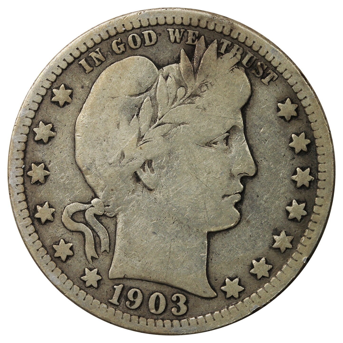 1903 O USA Quarter VG-F (VG10)