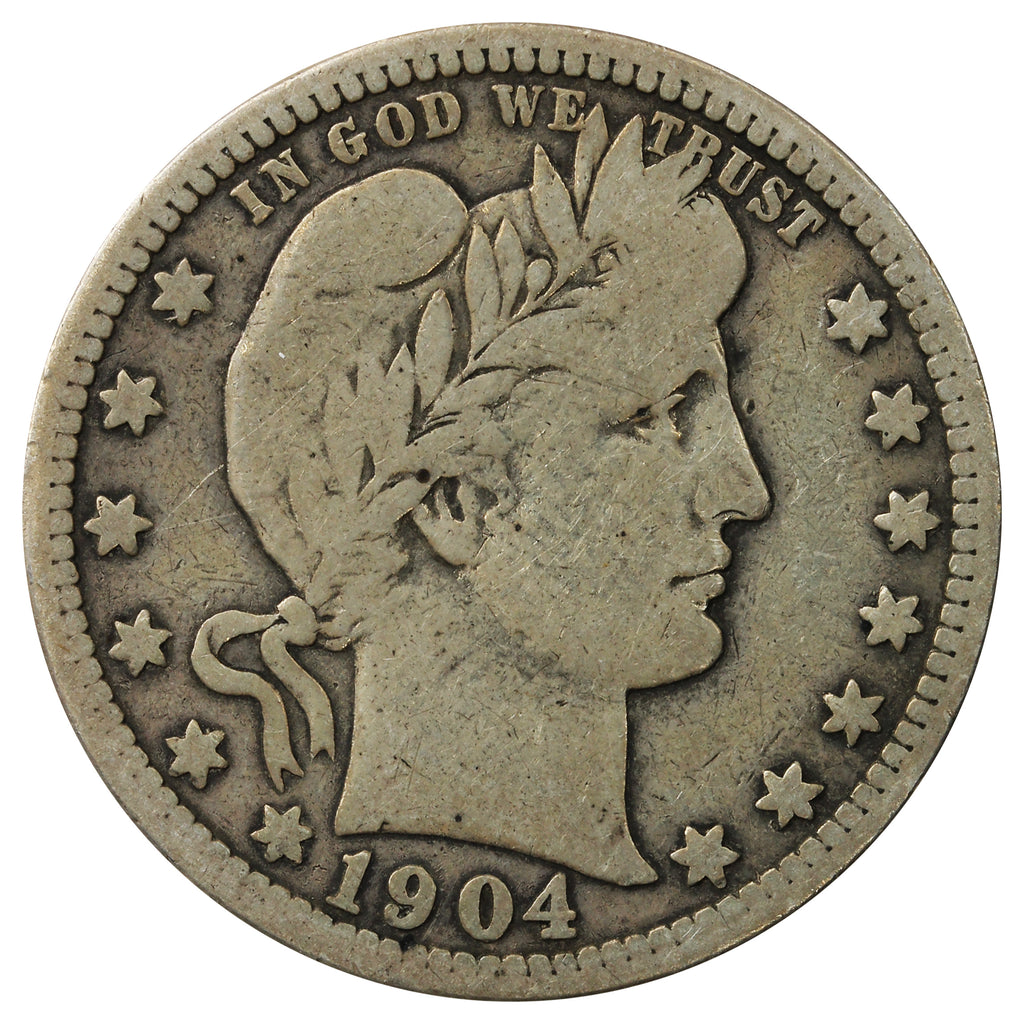 1904 USA Quarter Very Good (VG8)