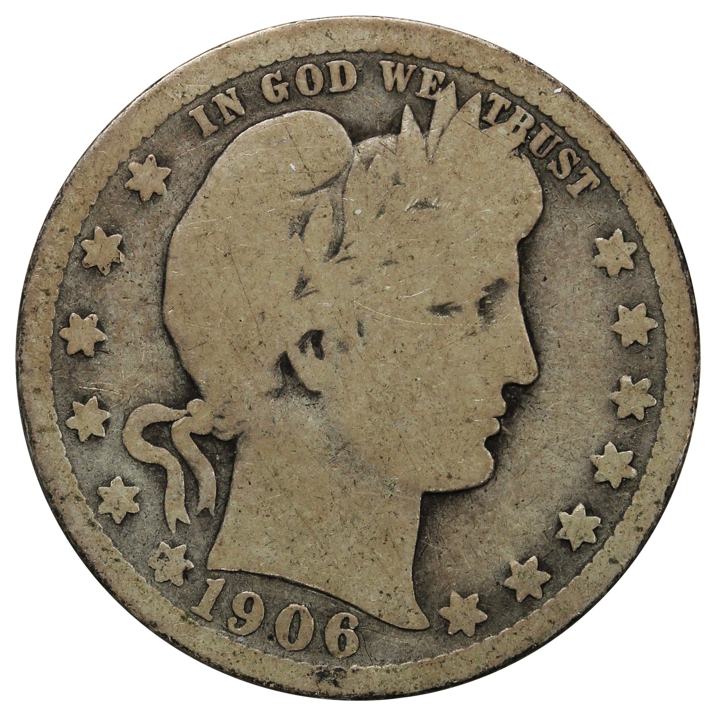 1906 USA Quarter Good (G4)