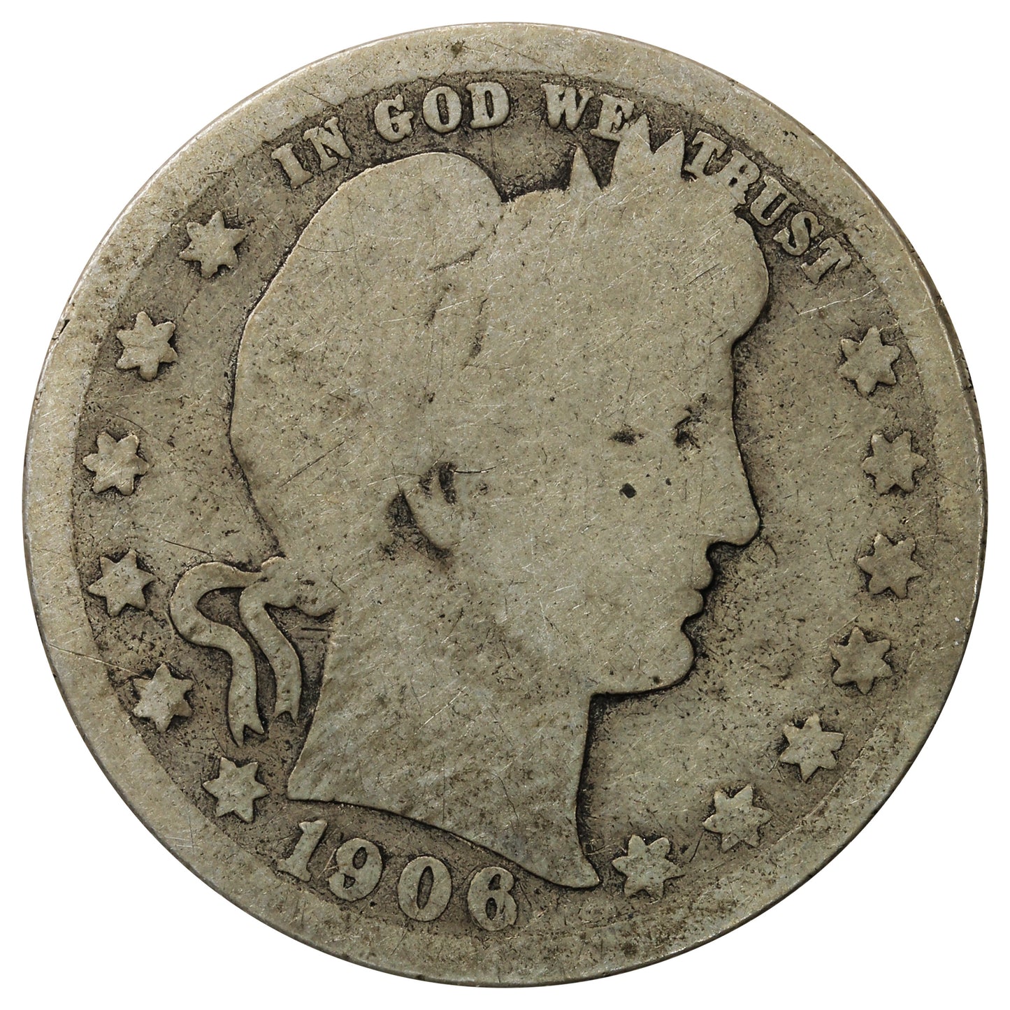 1906 D USA Quarter About Good (AG3)