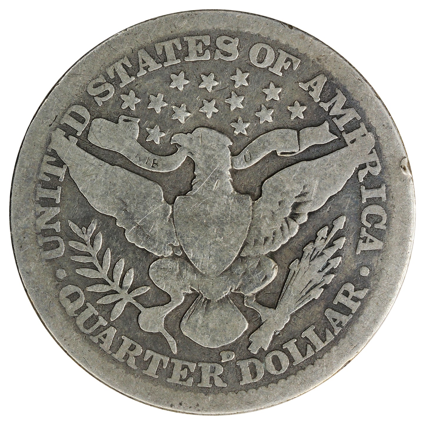 1907 D USA Quarter Good (G4)