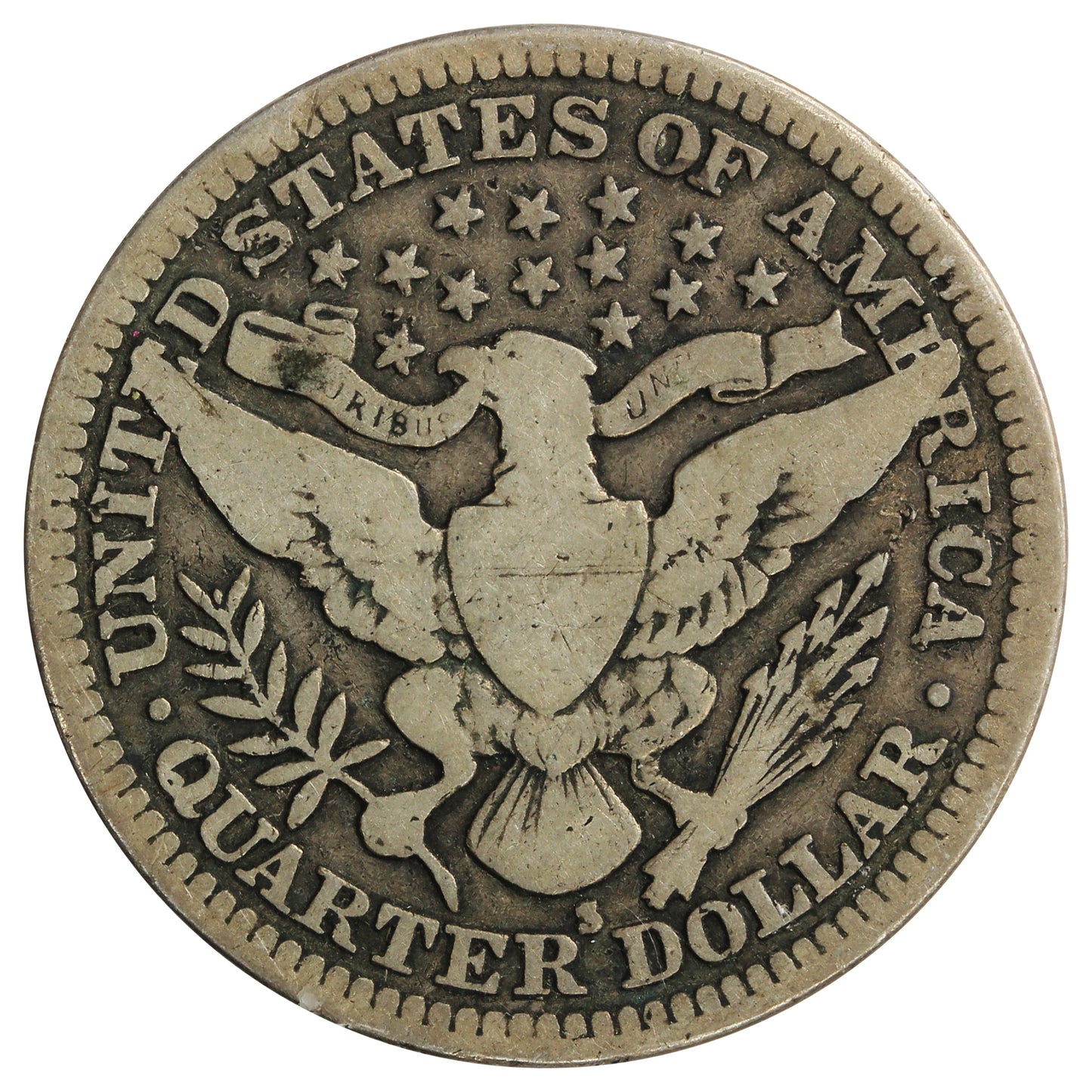 1907 S USA Quarter G-VG (G6)