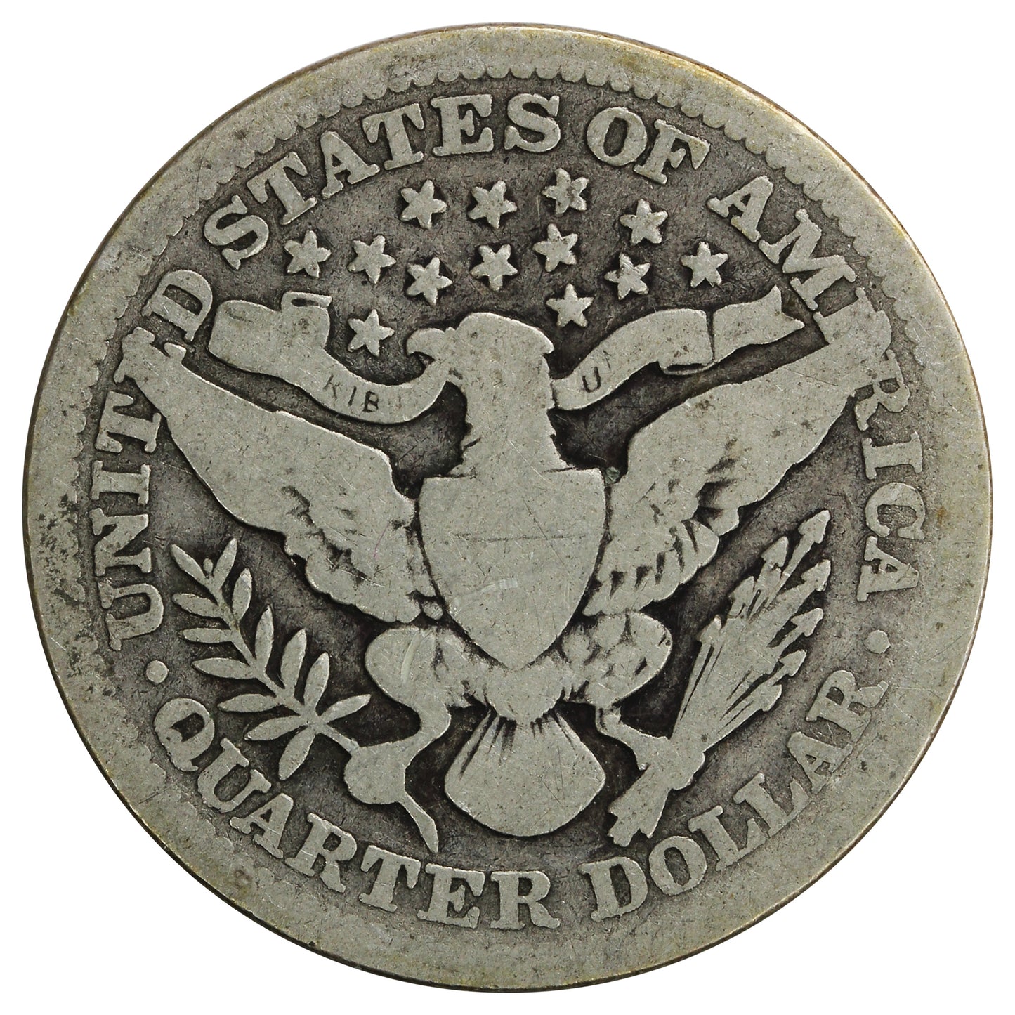 1908 USA Quarter Good (G4)