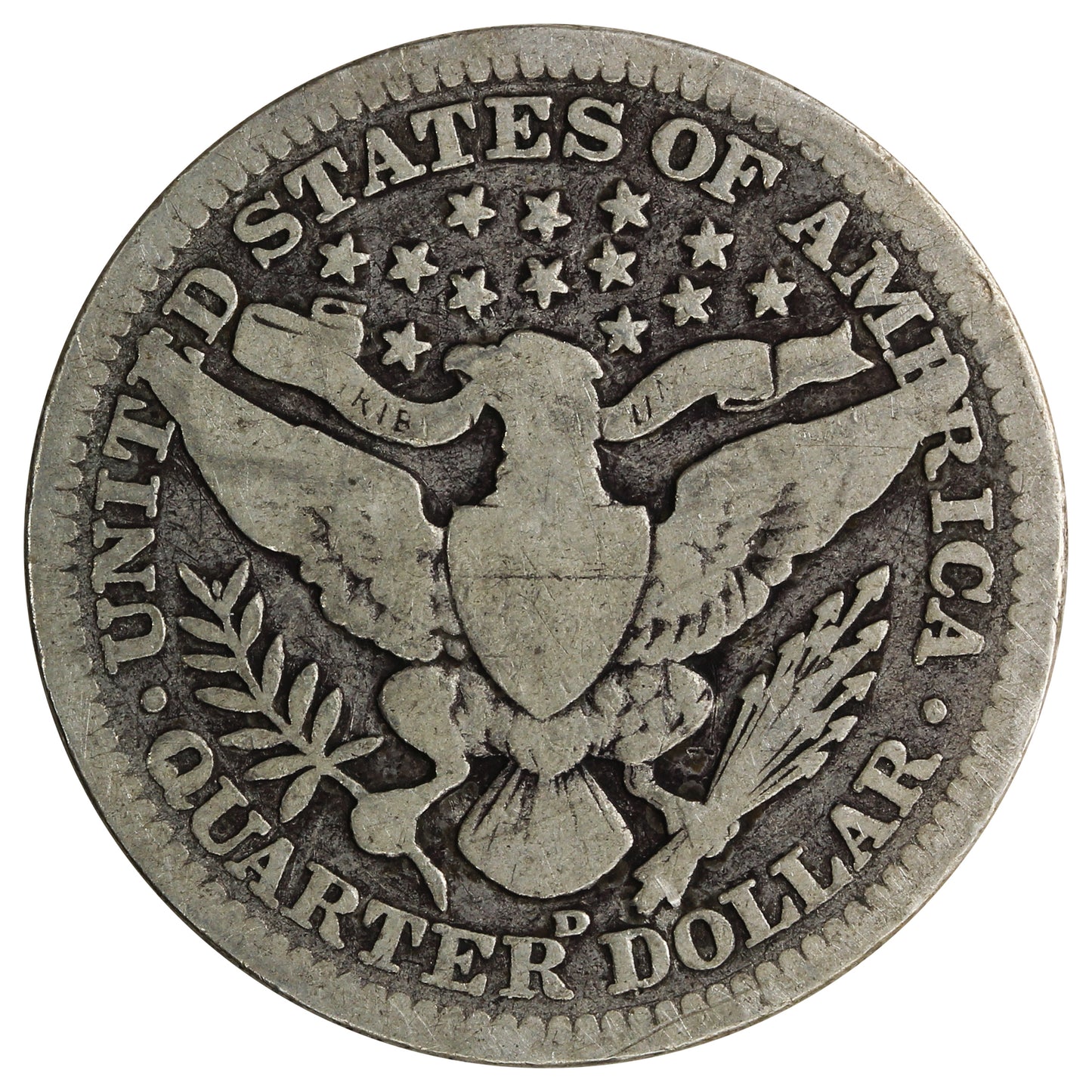 1908 D USA Quarter G-VG (G6)