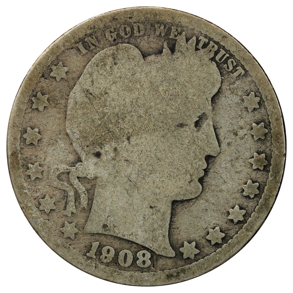 1908 O USA Quarter About Good (AG3)