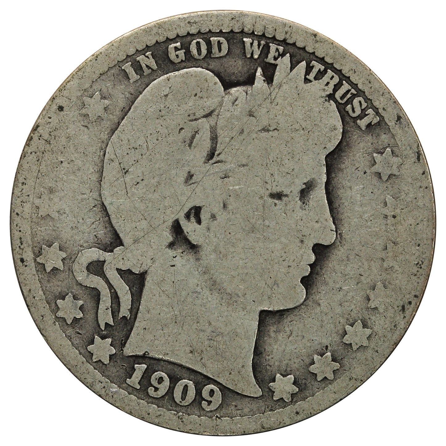 1909 USA Quarter Filler