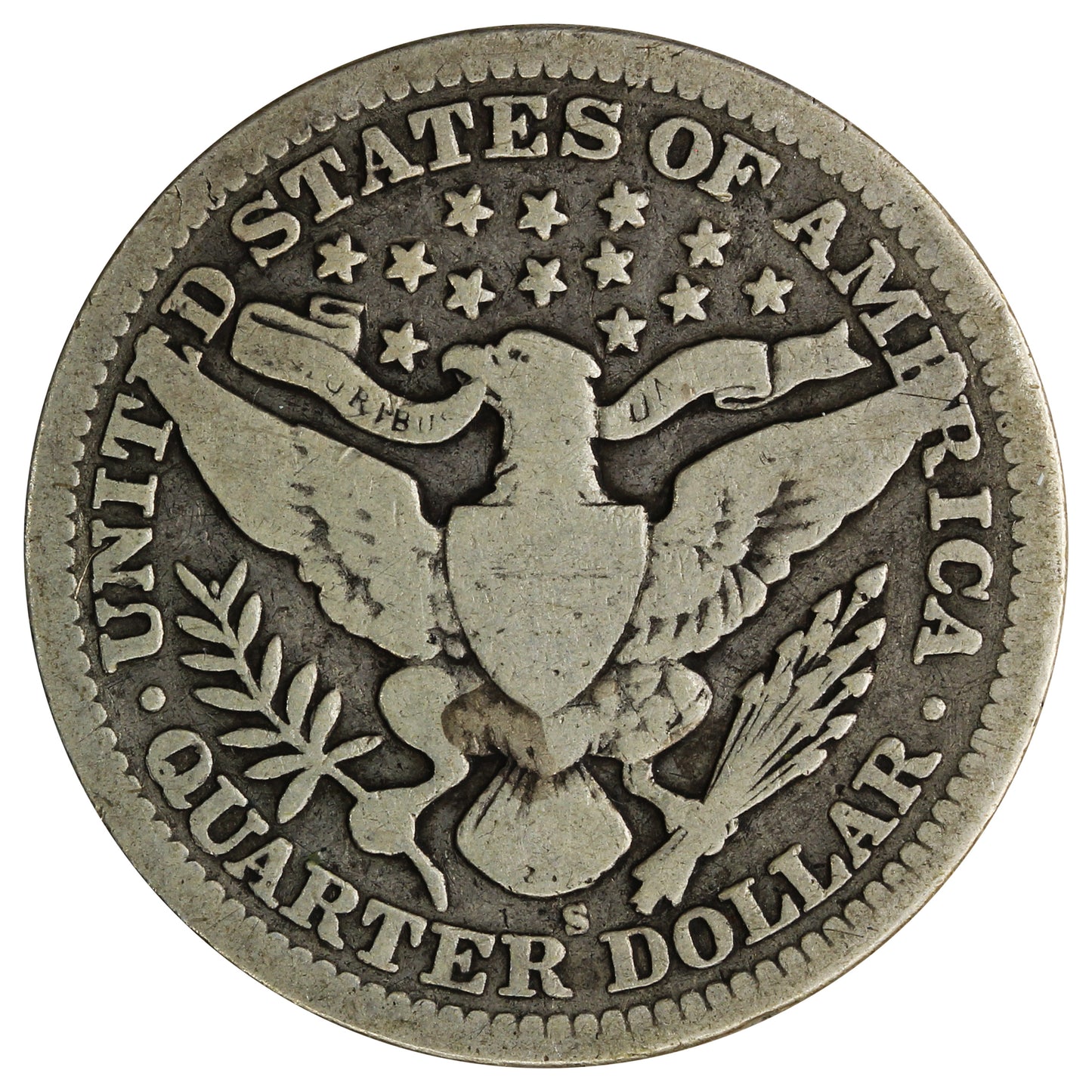 1909 S USA Quarter G-VG (G6)