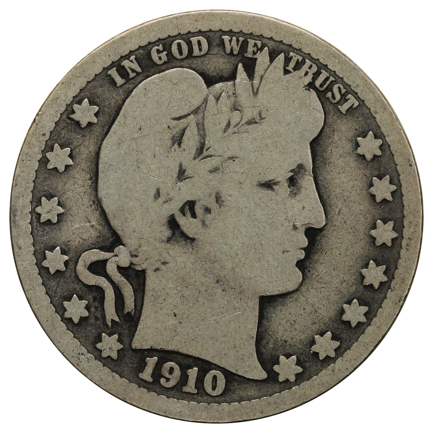 1910 D USA Quarter Good (G4)