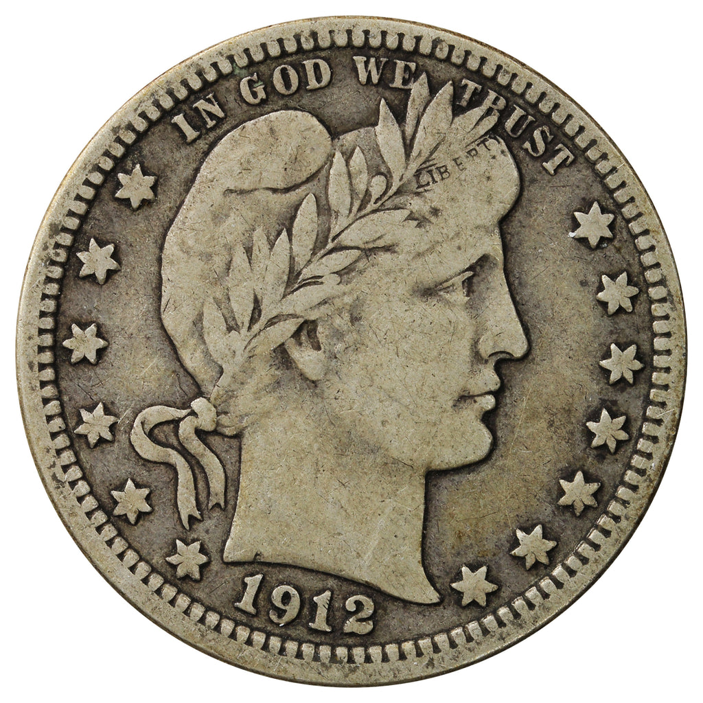 1912 USA Quarter F-VF (F15)