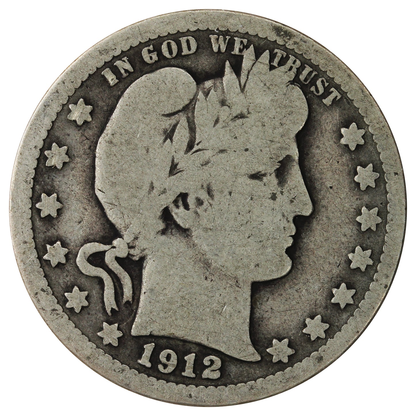1912 USA Quarter Good (G4)