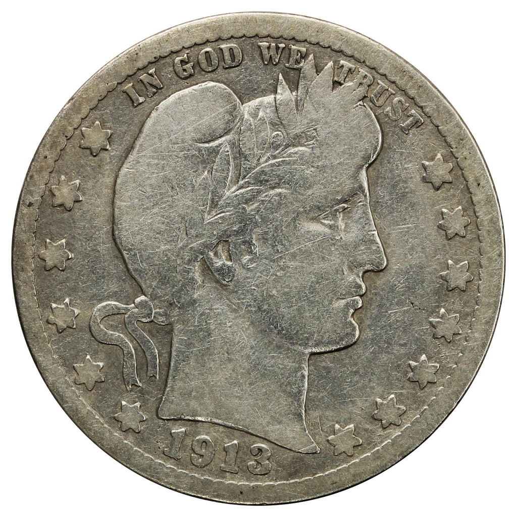 1913 D USA Quarter G-VG (G6)