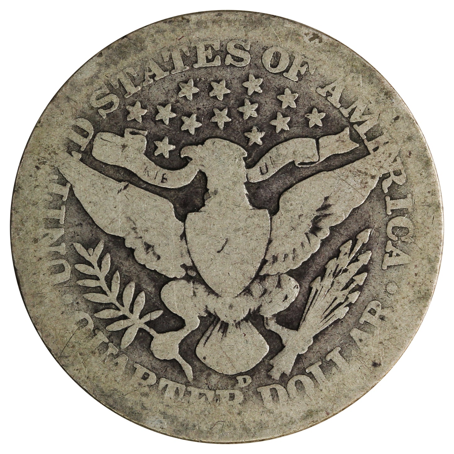 1913 D USA Quarter About Good (AG3)