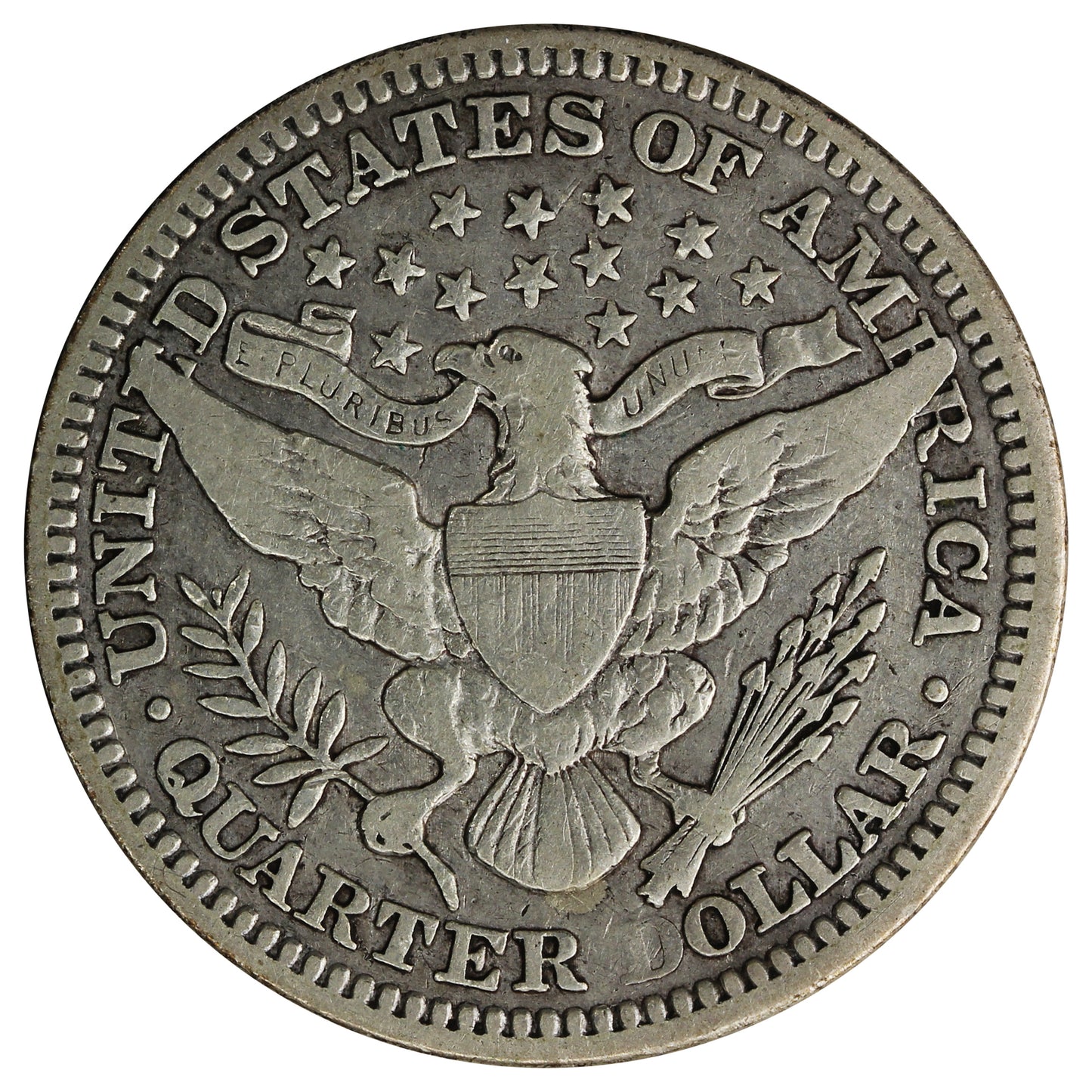 1914 USA Quarter F-VF (F15)