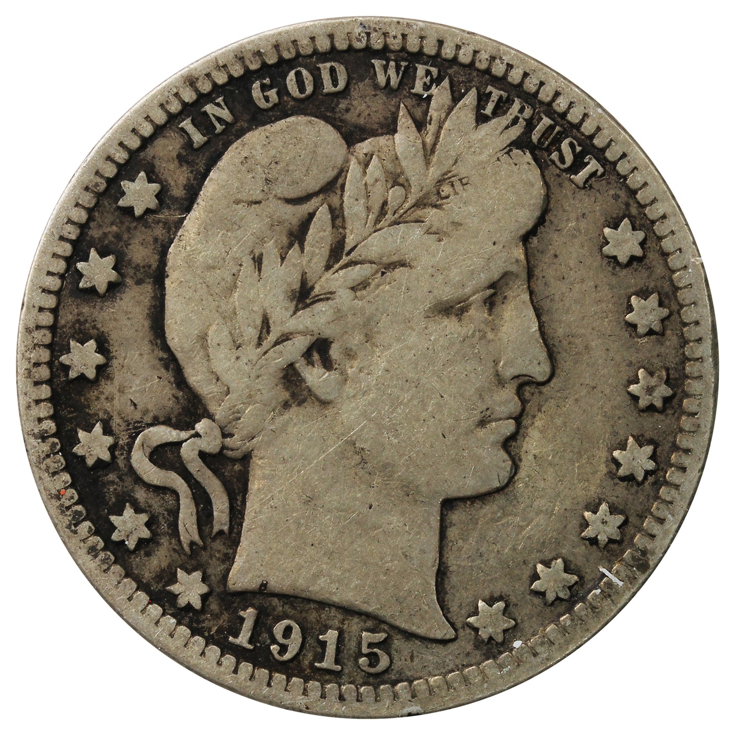 1915 USA Quarter VG-F (VG10)