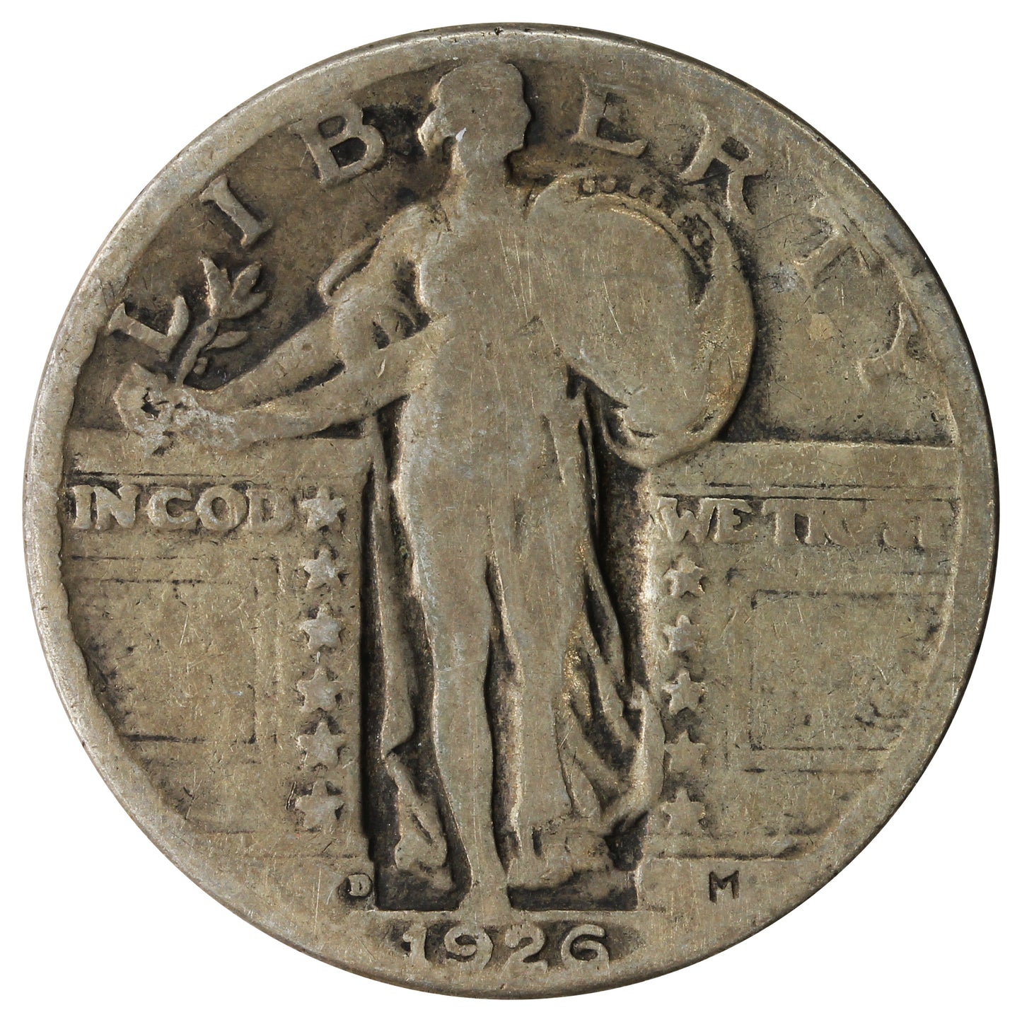 1926 D USA Quarter G-VG (G6)