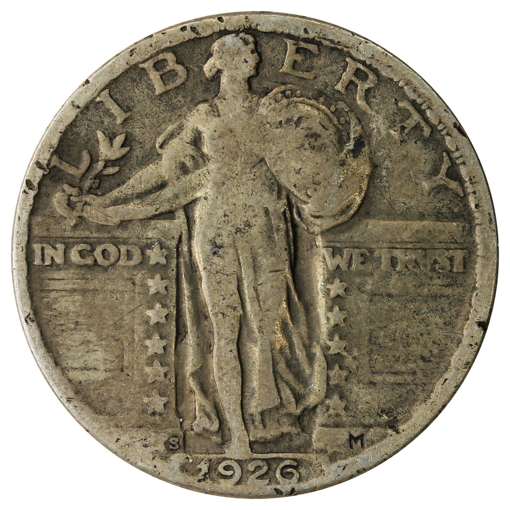 1926 S USA Quarter VG-F (VG10)