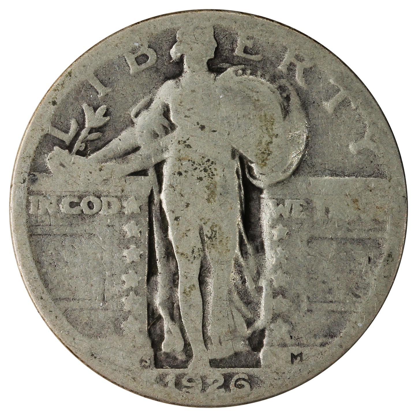 1926 S USA Quarter About Good (AG3)