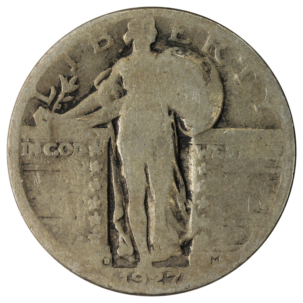 1927 D USA Quarter About Good (AG3)