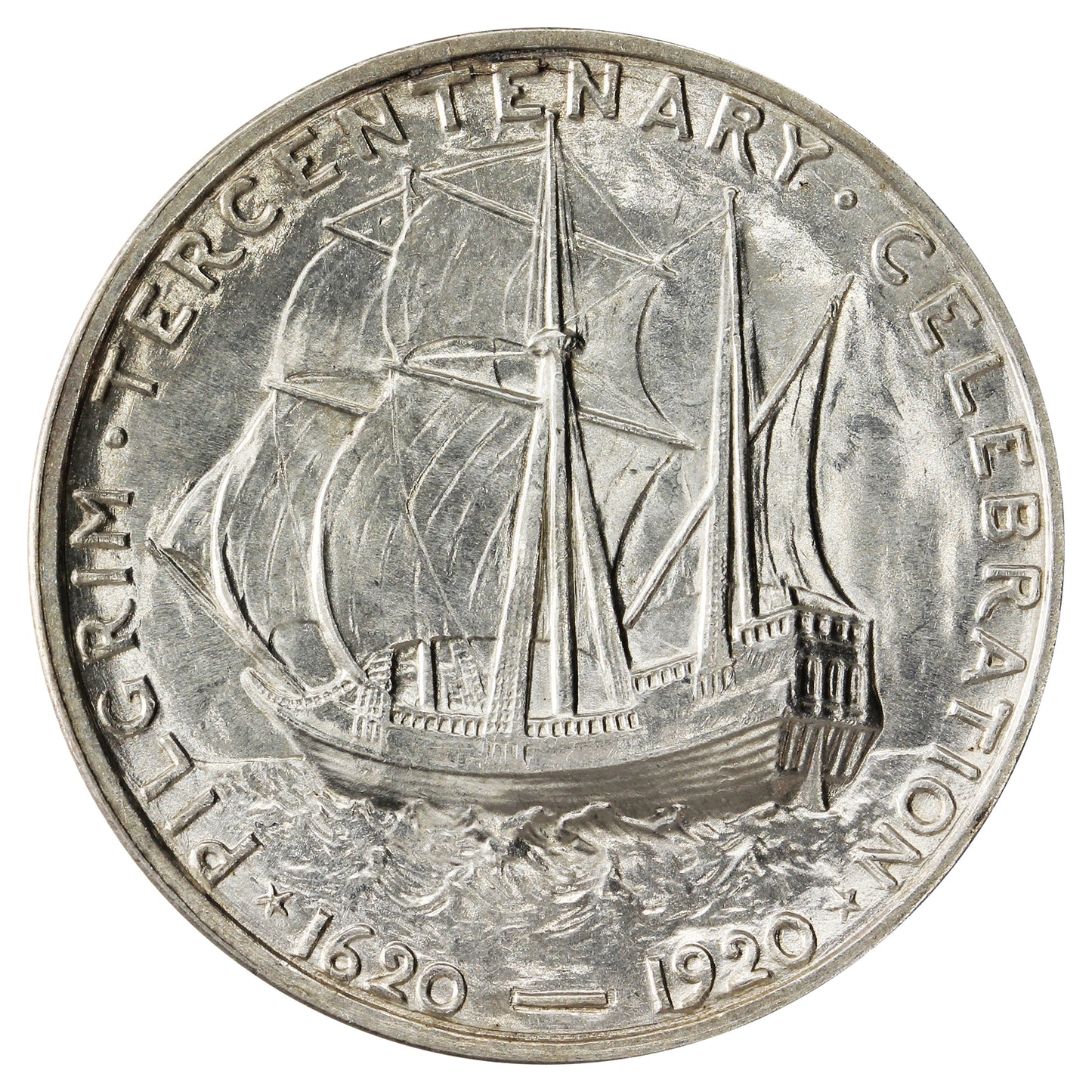 1920 D Pilgrim Tercentenary Brilliant Uncirculated (MS63) $