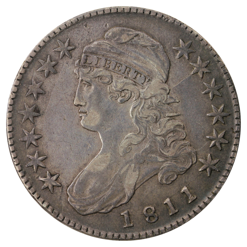 1811 Small 8 USA Half Dollar Extra Fine (EF40) $