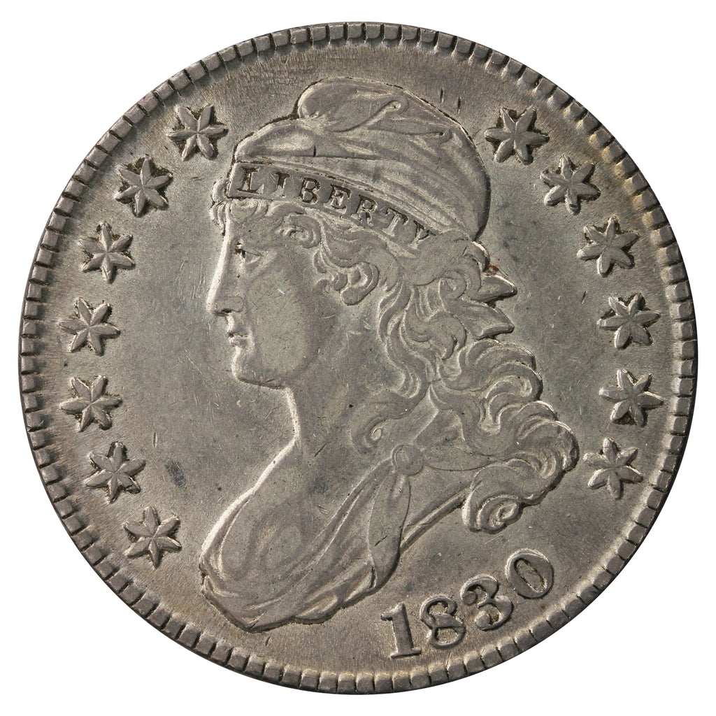 1830 Large O USA Half Dollar EF-AU (EF45) $