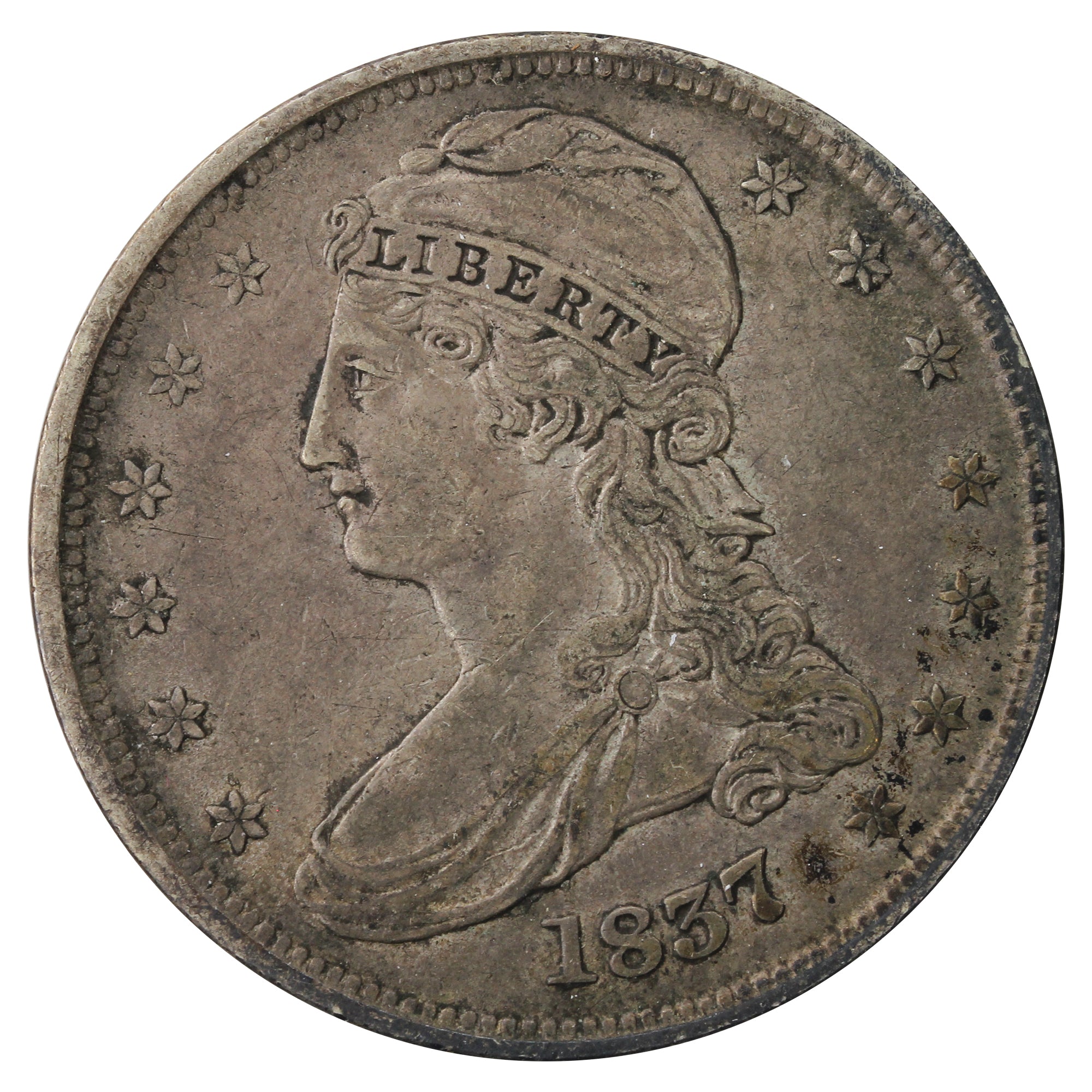 1837 USA Half Dollar Extra Fine (EF40) $ – Colonial Acres Coins