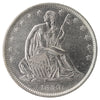 1839 Drapery USA Half Dollar Extra Fine (EF-40) $