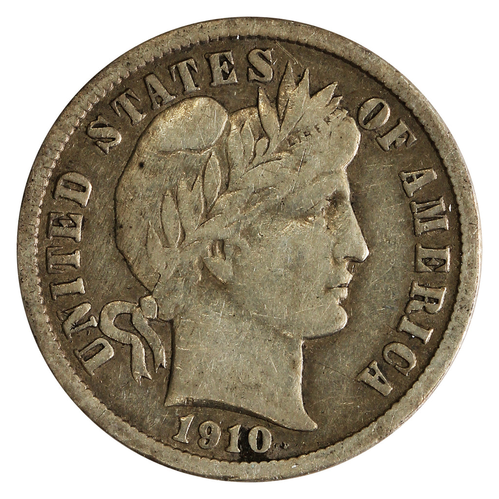 1910 USA Dime Fine (F12)
