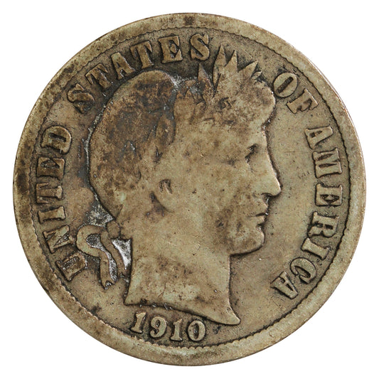 1910 D USA Dime Very Good (G4)