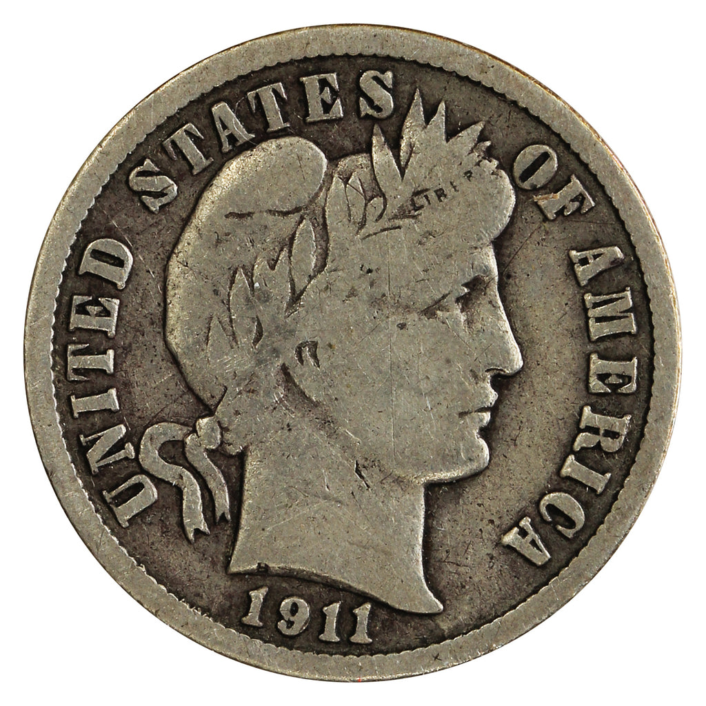 1911 D USA Dime VG-F (VG10)
