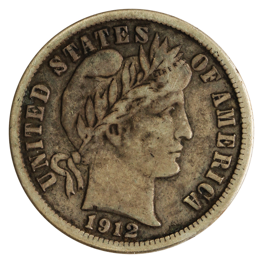 1912 S USA Dime Fine (F12)