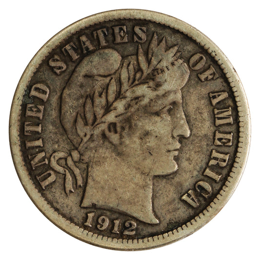 1912 S USA Dime Fine (F12)