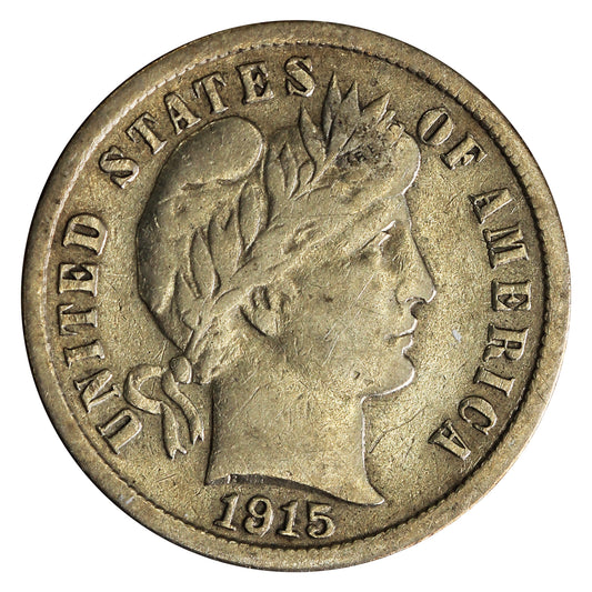 1915 S USA Dime VG-F (VG10)