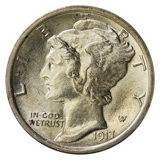 1917 USA Dime UNC+ (MS62)