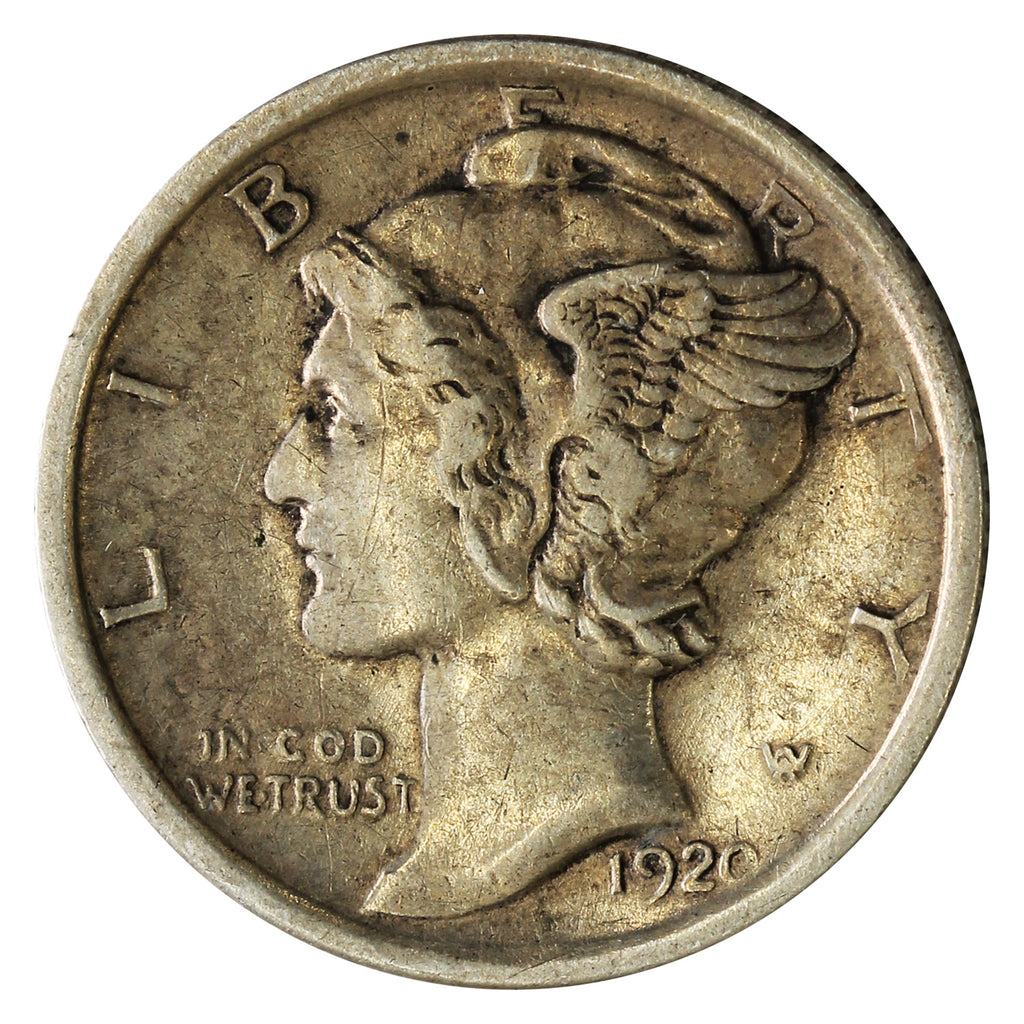 1920 USA Dime VF-EF (VF30)