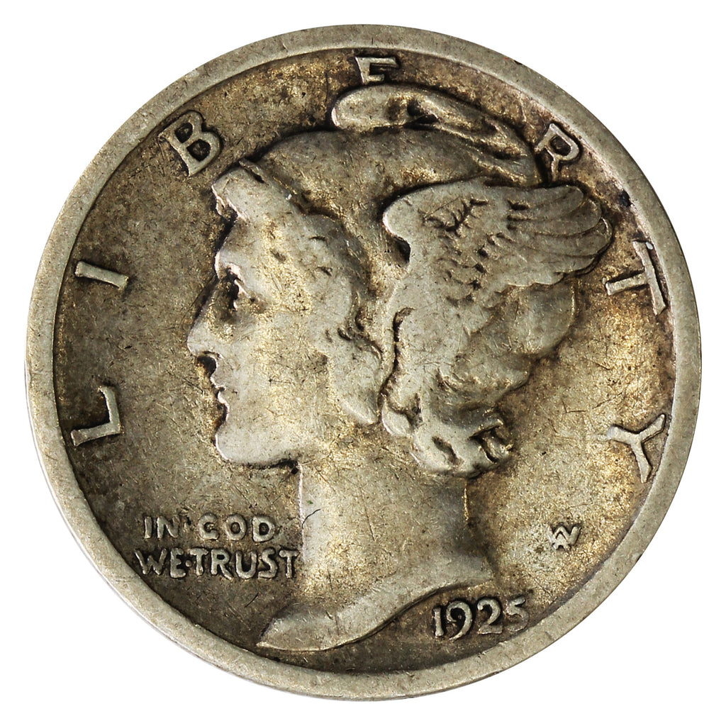 1925 USA Dime F-VF (F15)