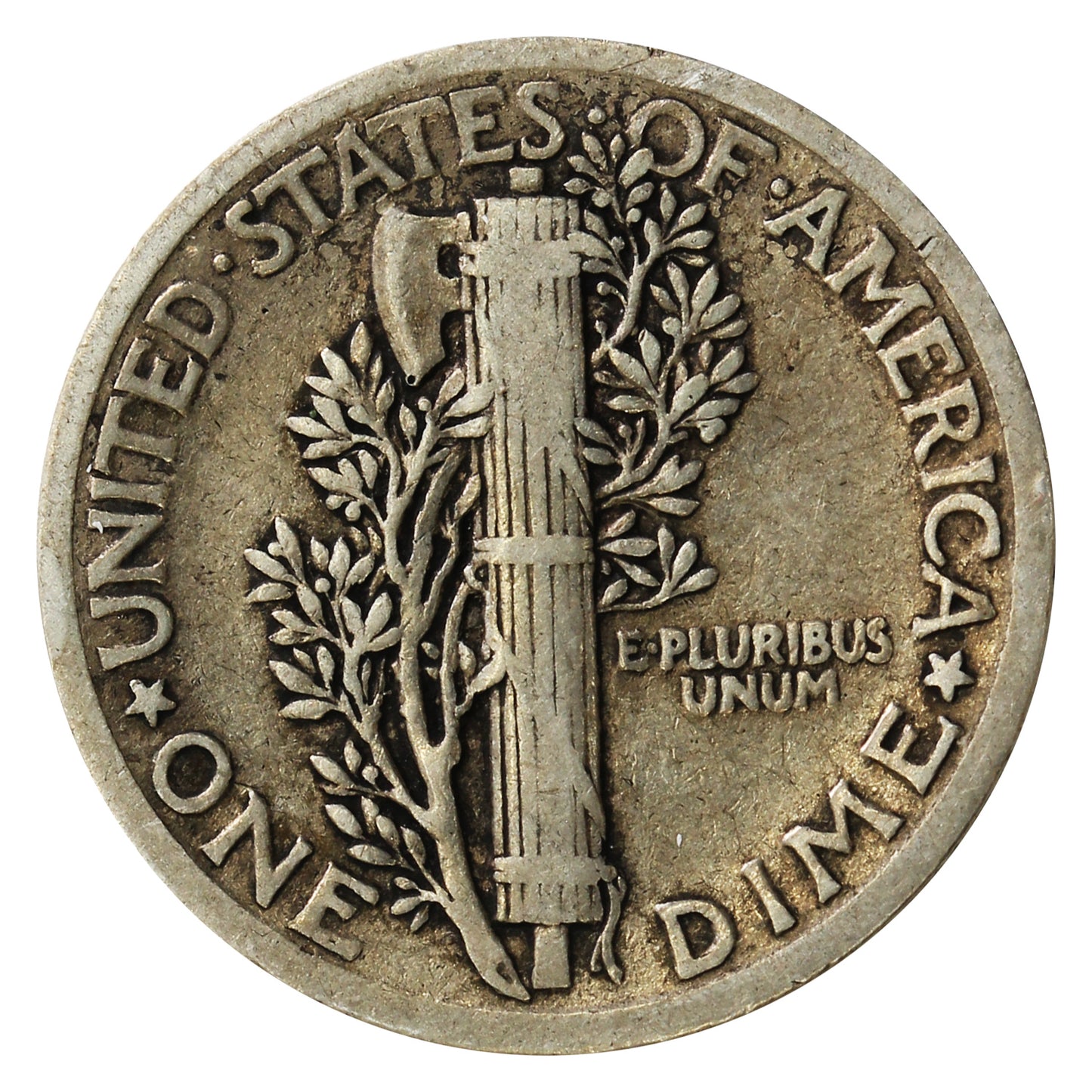 1925 USA Dime F-VF (F15)