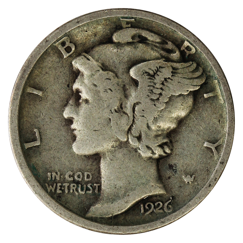 1926 D USA Dime Fine (F12)