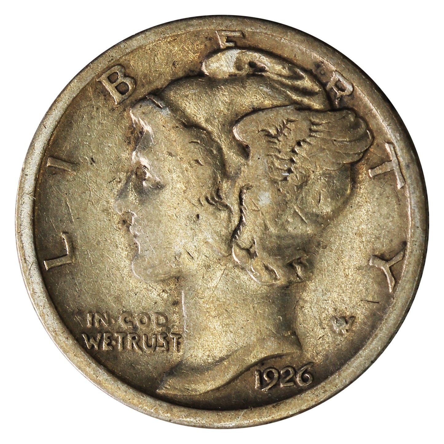 1926 S USA Dime VG-F (VG10)