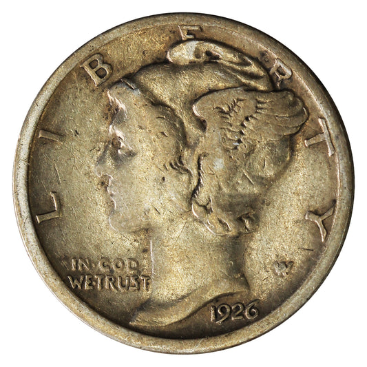 1926 S USA Dime VG-F (VG10)