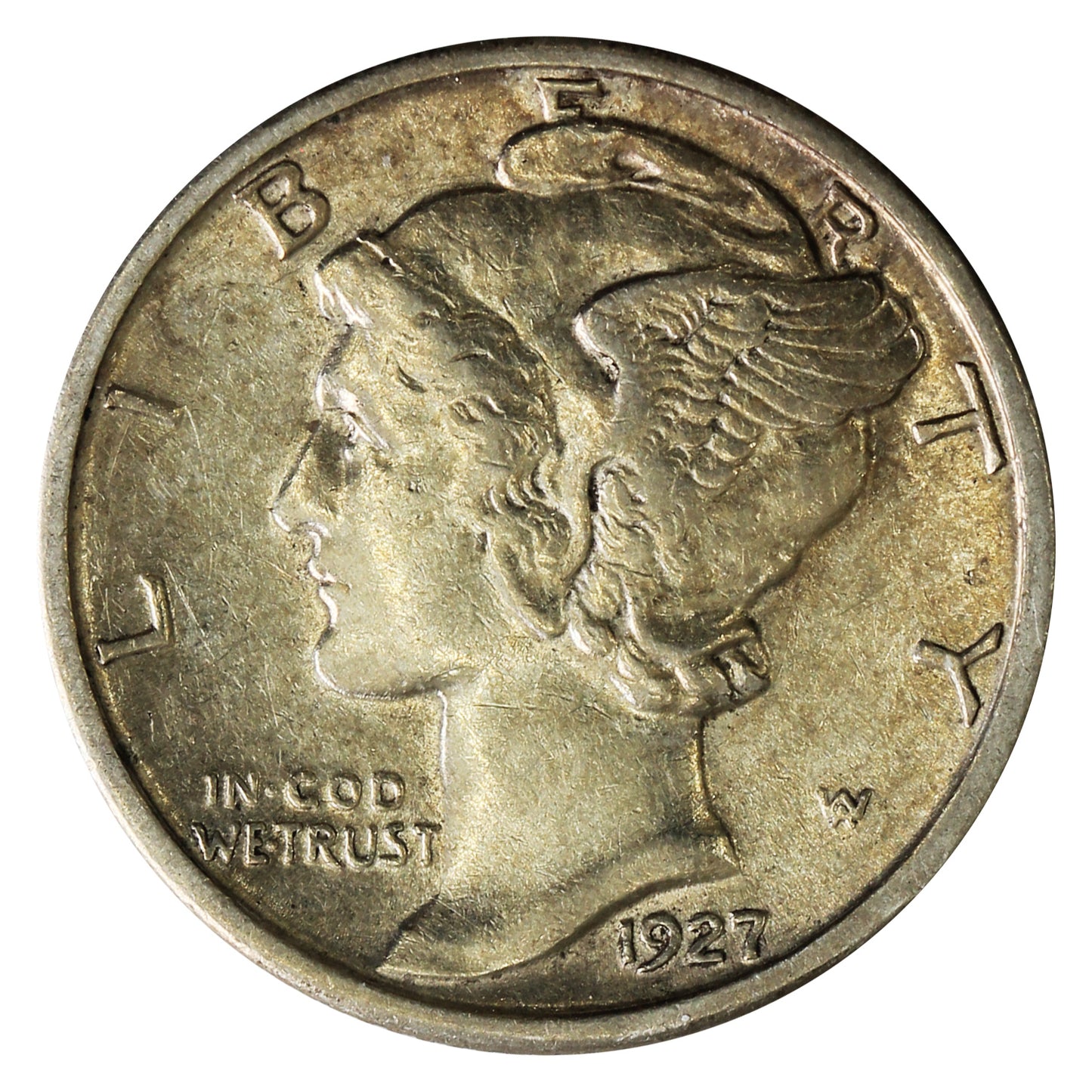 1927 USA Dime Extra Fine (EF40)
