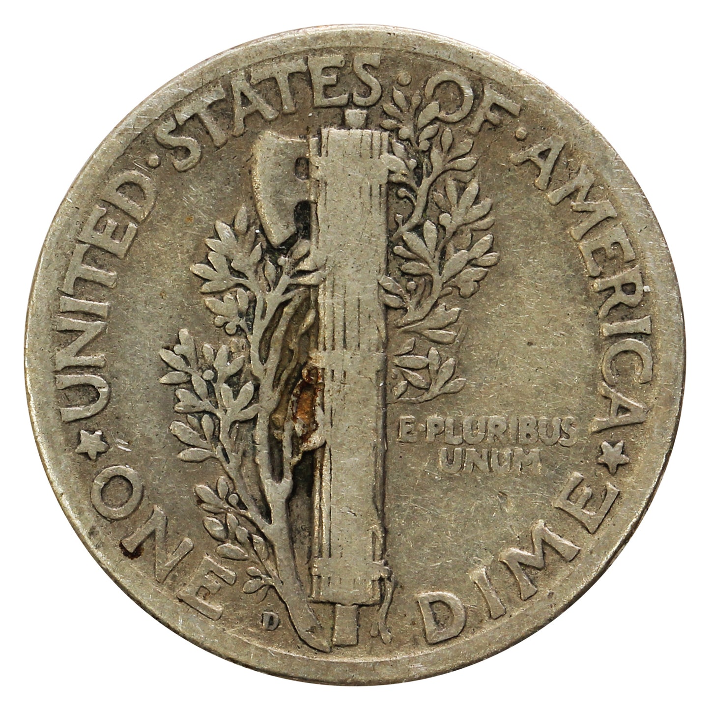 1927 D USA Dime VG-F (VG10)