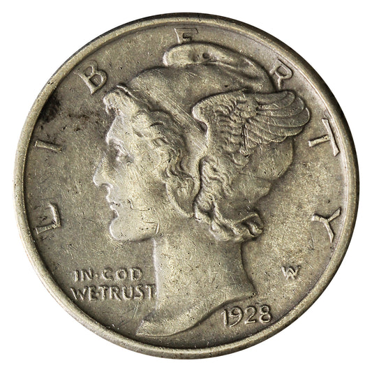 1928 USA Dime Extra Fine (EF40)
