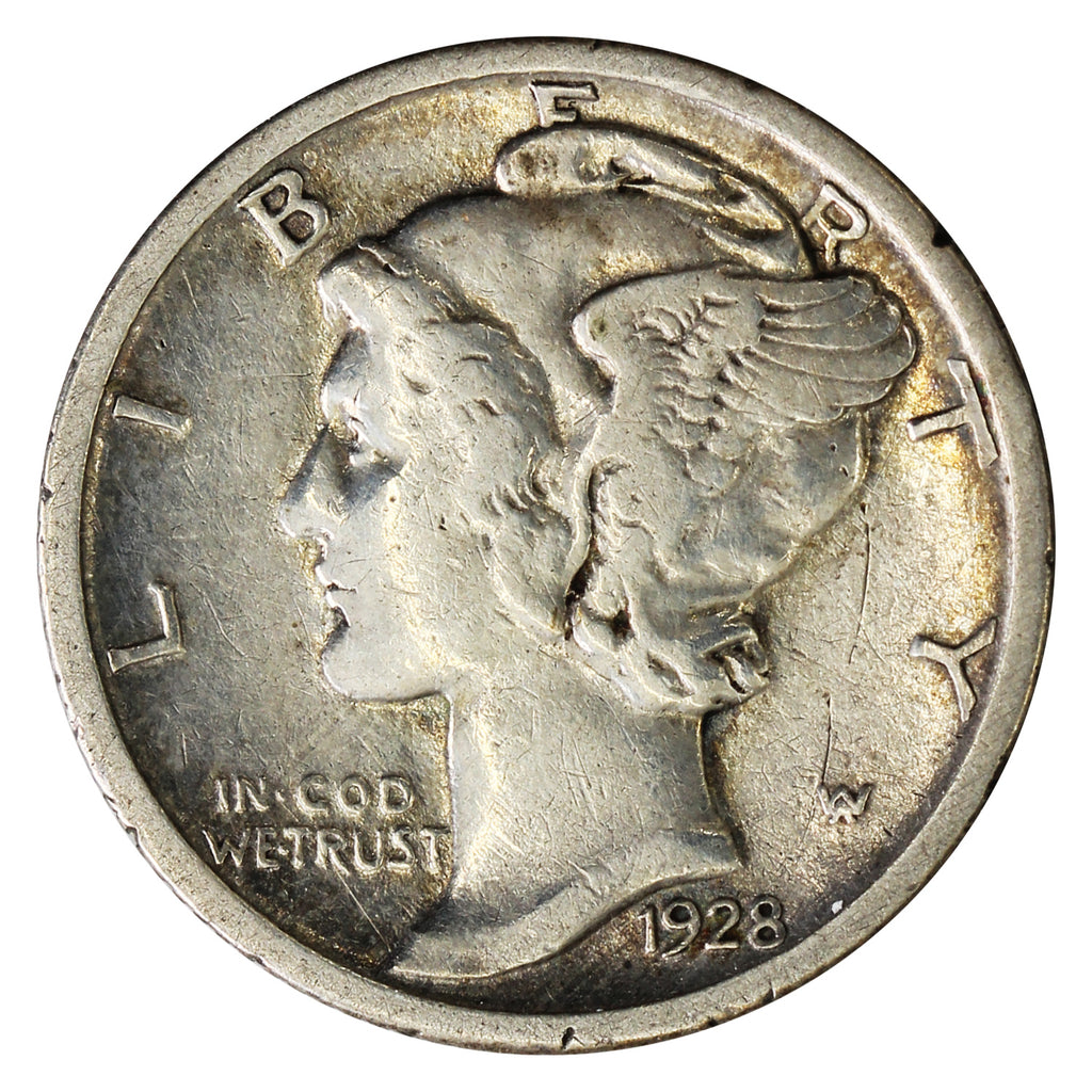 1928 USA Dime F-VF (F15)