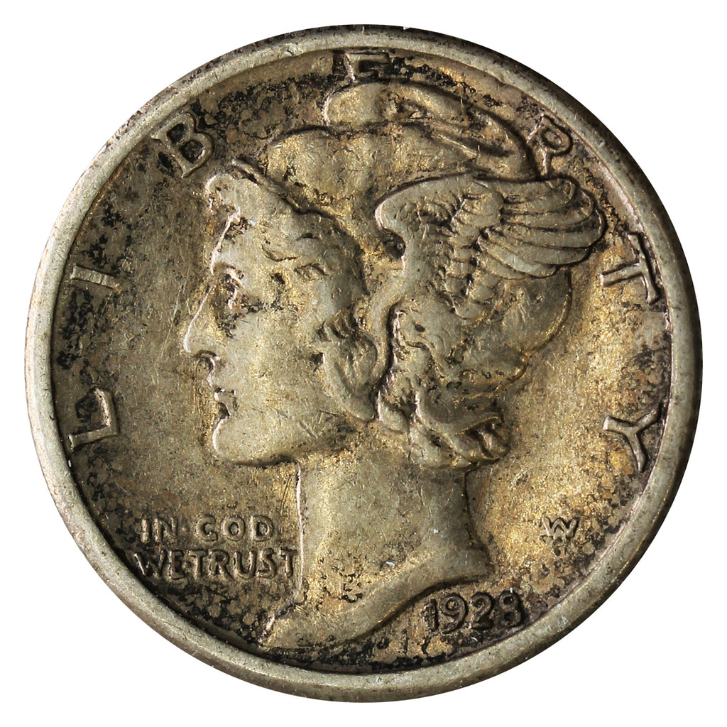 1928 S USA Dime VF-EF (VF30)