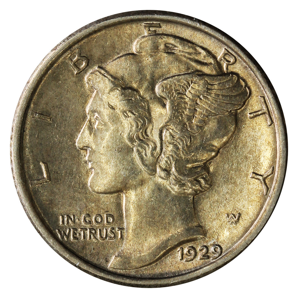 1929 USA Dime AU-UNC (AU55)